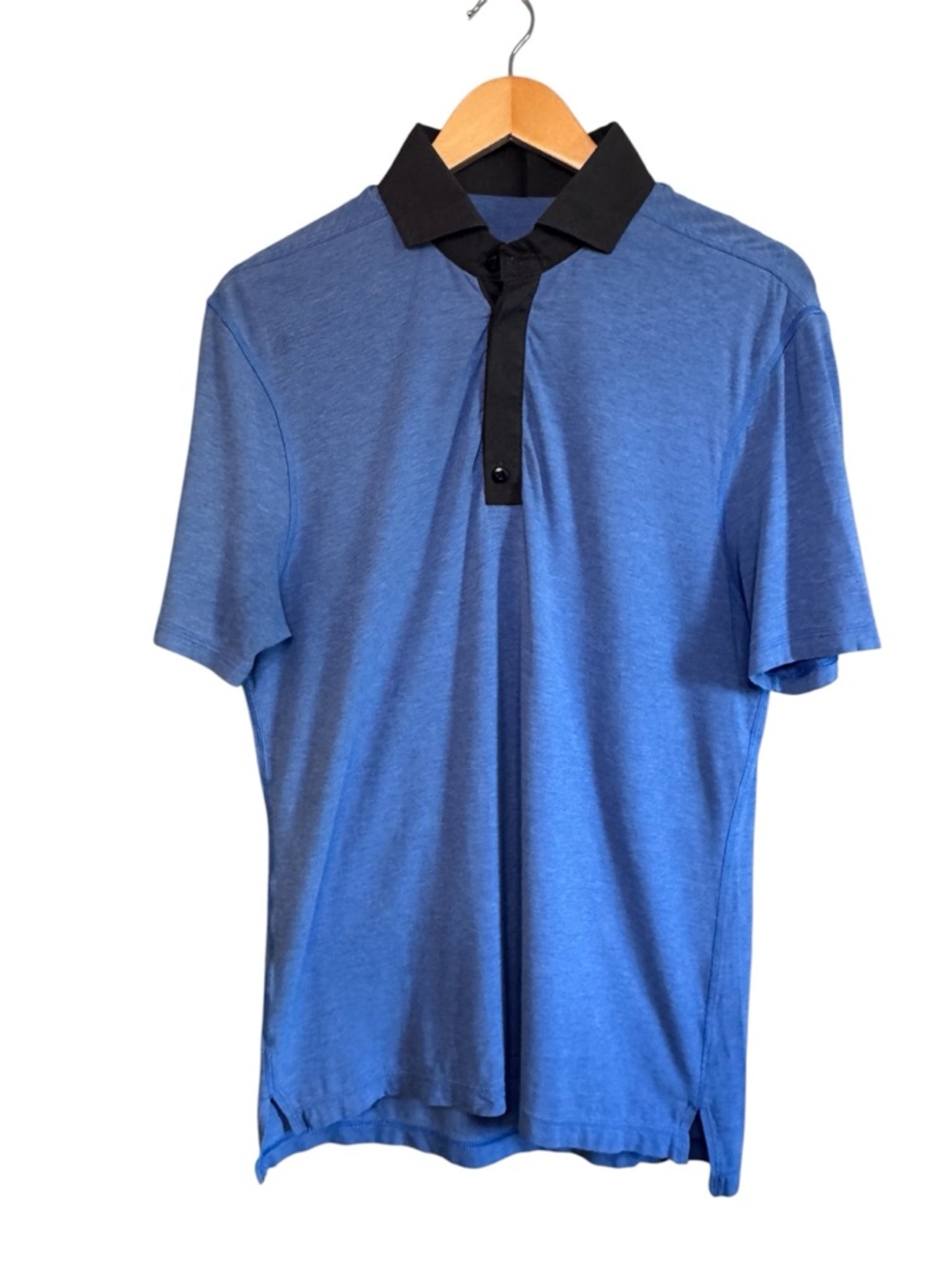 Lululemon Polo Shirt Men’s Small Blue Athletic Fit Performance